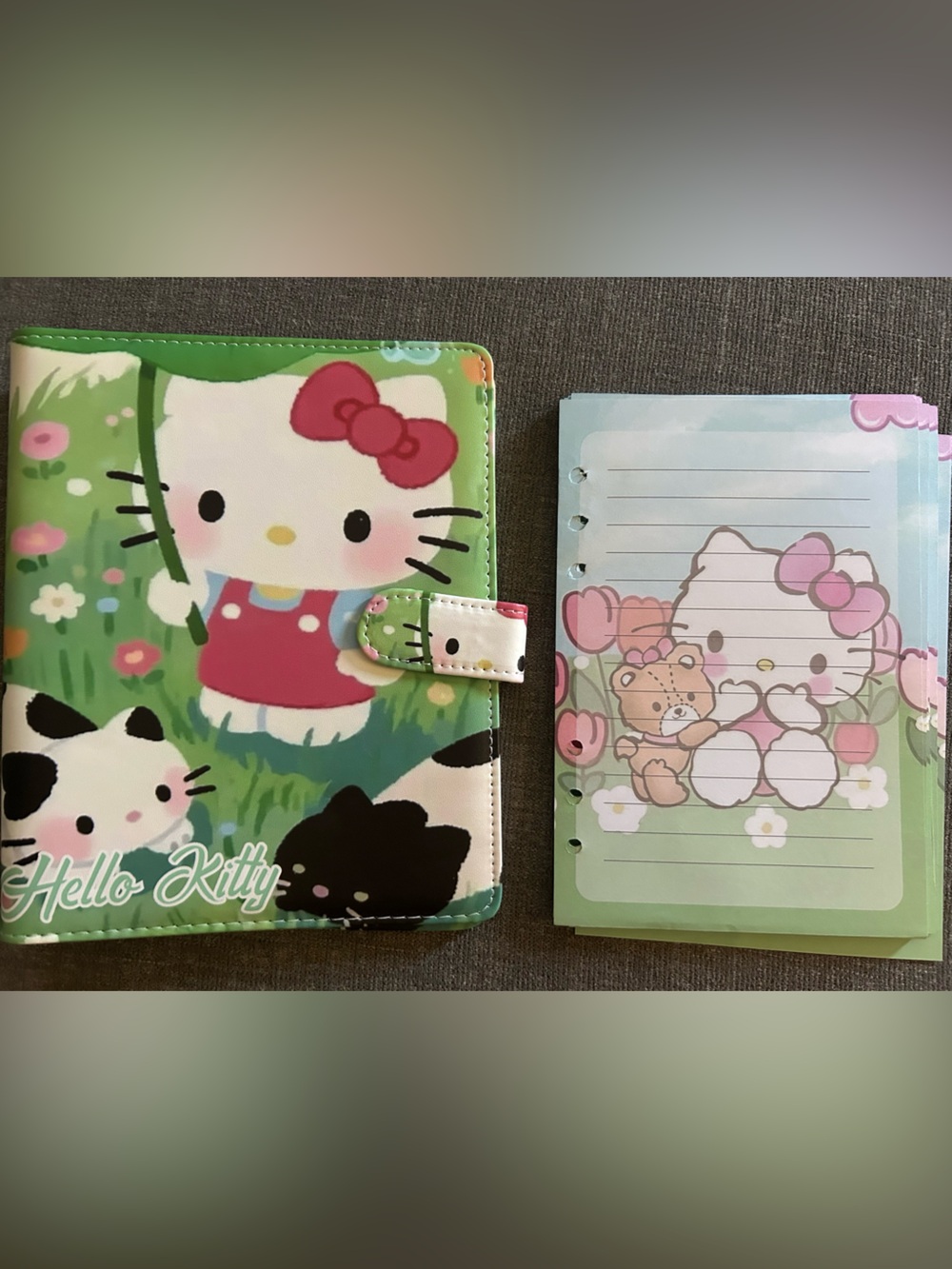 Hello Kitty A5 Binder with Refill Paper
